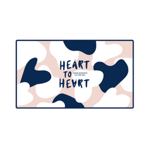HEART to HEARTブランケット (ミニクッションカバー付き) 会員限定
